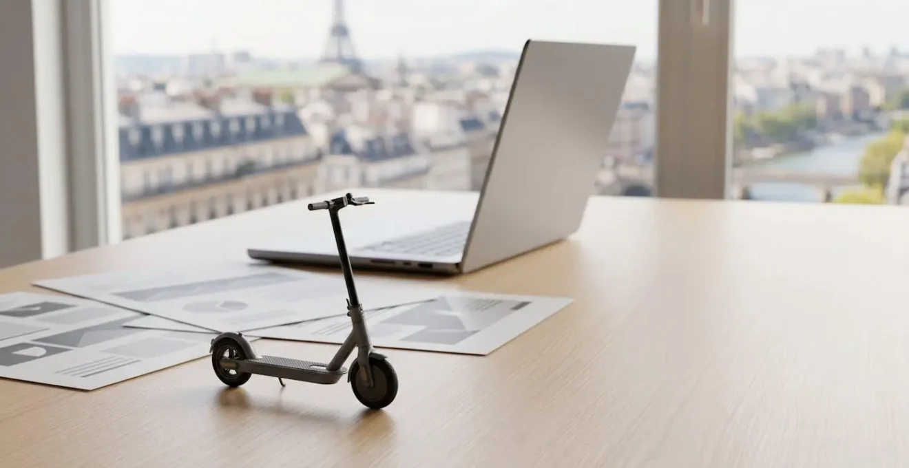 Vue conceptuelle d'un espace de travail avec documents administratifs relatifs aux aides régionales