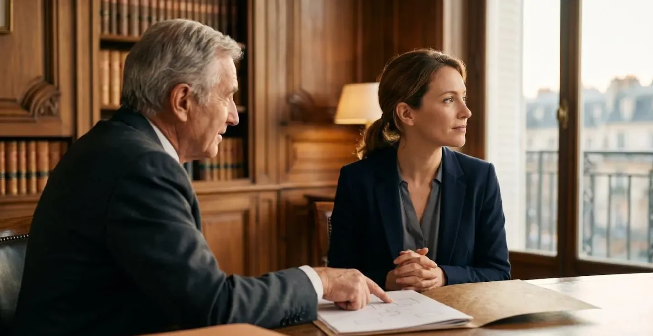 Symbolisation de la continuité et de la transmission d'un cabinet d'avocats