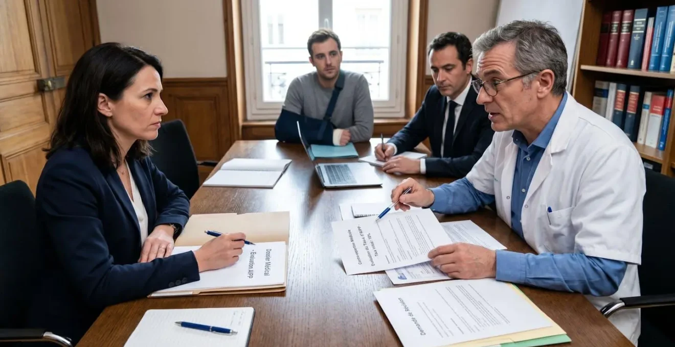 Une expertise médicale contradictoire en présence d'un médecin-conseil de victime pour contester un taux d'AIPP sous-évalué