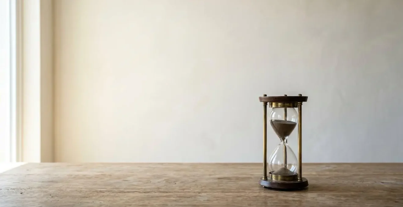 Métaphore visuelle du timing optimal pour la transition vers une mutuelle senior