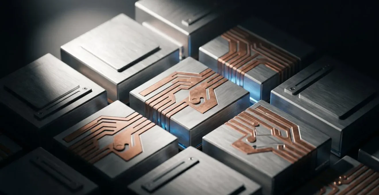 Vue macro sur les composants d'un système de batterie de véhicule électrique